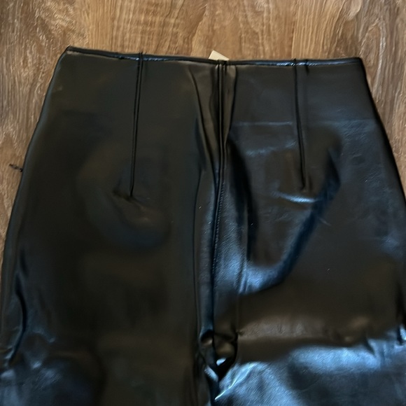 NWT Abercrombie Women's Curve Love Vegan Leather Skinny Legging XXS short - Picture 8 of 9